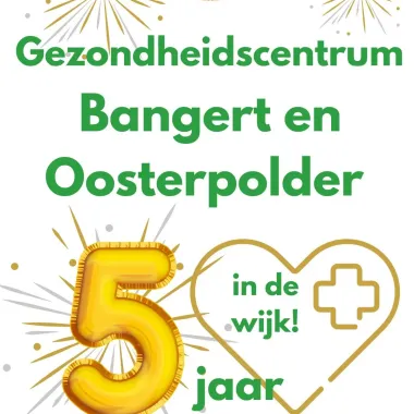 Gezondheidscentrum 5 jaar in de Bangert en Oostpolder